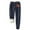 Navy, variant on Makaor Baggy Sweatpants for Women with Pockets Christmas Solid Fleece Loose Joggers with Elastic Waist Green L