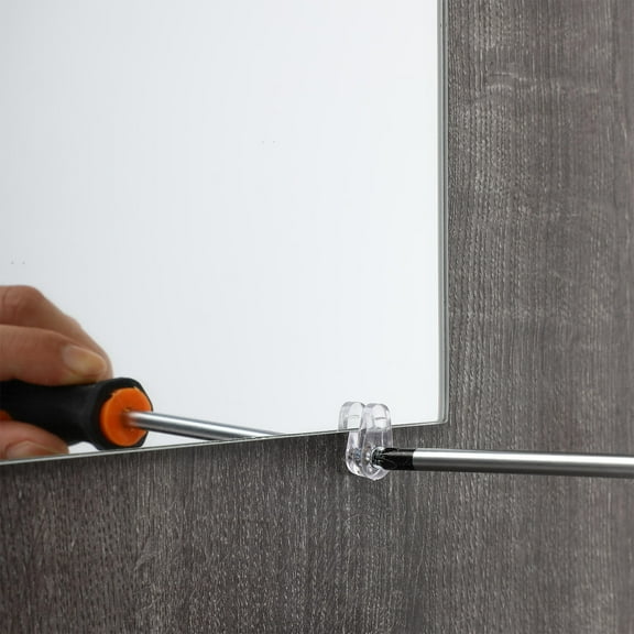 Pawsdot Glass Panel Retainer Clips Mirror Holder Clips Metal 20 Pcs