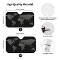 thumbnail image 3 of XMXY Car Sun Shade Windshield, Map of The World Automotive Front Window Sun Visor for Cars SUV Trucks, Medium Size, 3 of 8
