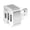 Silver, variant on USB Male To 2 USB Female Type C Female Charging Splitter For Multiple Devices