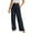 Dark Blue, variant on Women's High Waist Wide Leg Pants - Summer Business Casual Office Pants for XS-XL