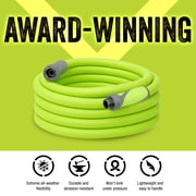 Flexzilla SwivelGrip Garden Hose 5/8 in. x 75 ft., Lightweight All-Weather Water Hose, Durable and Flexible, Leak-Free Connections, ZillaGreen