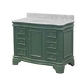 thumbnail image 2 of Katherine 48" Bathroom Vanity with Sage Green Cabinet and Carrara Marble Top, 2 of 5