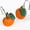 Pumpkin, variant on Halloween Shower Curtain Hooks, Cute Bat Decorative Shower Rings for Shower Curtains Rods,Set of 12 Black Shower Hooks Hangers Rust-Resistant Babys Room Bathroom