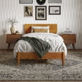 thumbnail image 2 of AFI Aria Lit Plateforme Bas en Bois Massif Moderne Simple TG en Toffee Clair, 2 of 14