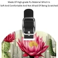 thumbnail image 4 of Square 2Pack PU Leather Cactus Cruise Luggage Tag with Privacy Cover and Name ID Tag for Travel Handbags Backpacks Luggage Tags, 4 of 6
