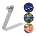 thumbnail image 3 of Shisuyan 6pcs Versatile V-Shaped Spring Clips for Telescoping Tubes Tent Pole clips for Camping Kayak Paddle Spring Boat Snap Clips, 3 of 9