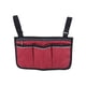 thumbnail image 2 of Bolsa de almacenamiento para reposabrazos de silla de ruedas de gran capacidad | Organizador de Poliéster Multi-Bolsillo | Encaja en marcos para caminar y sillas de ruedas | Negro, Púrpura, Rojo, 2 of 6
