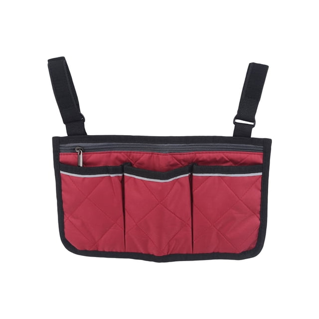 Mlkoz Organizers and Storage , Ce Sac de Rangement pour Accoudoir de Fauteuil Roulant Grande Capacité Convient aux Aînés Lorsqu'ils Sortent dans un Fauteuil Roulant, Cadeaux pour Hommes