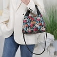 thumbnail image 6 of ibiyuan Medium Crossbody Bags For Women Waterproof Nylon Tote Bag for Women, Large Capacity Multi-Pocket Shoulder Handbag for Lunch Grocery School Daily Use, 6 of 7