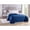 Royal Blue, variant on Décor&More Ultra Lush Queen Size Reversible Sherpa Corduroy Blanket (90 x 90) - Royal Blue