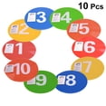 thumbnail image 3 of HEMOTON 10 Pcs but Football Footstep Training Mat Soccer Training Markers 23CM, 3 of 8