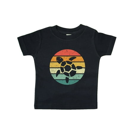 

Inktastic Vintage Sunset Turtle Gift Baby Boy or Baby Girl T-Shirt