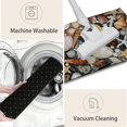 thumbnail image 4 of Seashells Entrance Door Mat,Seashells Weathered Wood Decor Doormat,Non-Slip Carpet Rugs with Felt Decorative for Home/Indoor/Outdoor 17" x 30", 4 of 6