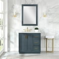 thumbnail image 2 of Gazsi 36" Single Bathroom Vanity Set in Charcoal Blue with Mirror, 2 of 11