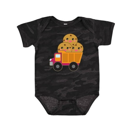 

Inktastic Cookie Lover Gifts Funny Truck Gift Baby Boy or Baby Girl Bodysuit