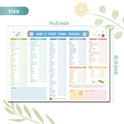 UNCLE WU Baby Food Tracker Fridge Magnet, Dry Erase Daily Food Log and Activity Poster, 10 x 14 Inch