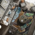 thumbnail image 4 of Coolnut Lightweight Soft Area Rugs Jaguar in The Jungle Floor Mat for Kids Playing Room Hardwood Floor Living Room 80 x 58 inch Nursery Rugs, 4 of 6