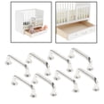 thumbnail image 4 of 1/12 Pulls Dollhouse Toy Model Drawer Handle Cabinet Door Pull Handles Door Handle for Furniture Cabinet 8Pcs Hugo Mini tirones, 4 of 10