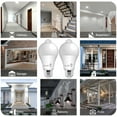thumbnail image 5 of Motion Sensor LED Light Bulb, 10W (80W Equivalent) A19 E26 Clear White Bulbs 2 Pack, 5 of 7