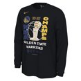thumbnail image 2 of Men's Nike Black Golden State Warriors 2022 NBA Finals Champions Locker Room Long Sleeve T-Shirt, 2 of 3
