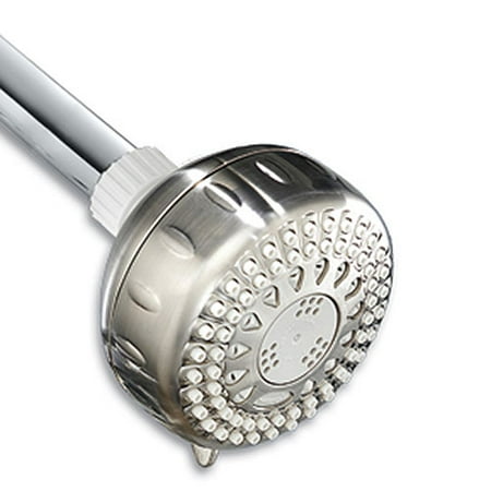 Waterpik 5-Mode Powerspray+ Fixed Mount Shower Head, Nickel TRS-529