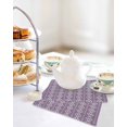 thumbnail image 4 of Purple Boho Kitchen Dish Towels for Drying Dishes Set of 2, Vintage Ethnic Tribe Abstract Art Waffle Weave Microfiber Hand Tea Bathroom Towels Quick Dry & Absorbent Towel 12x12, 4 of 7
