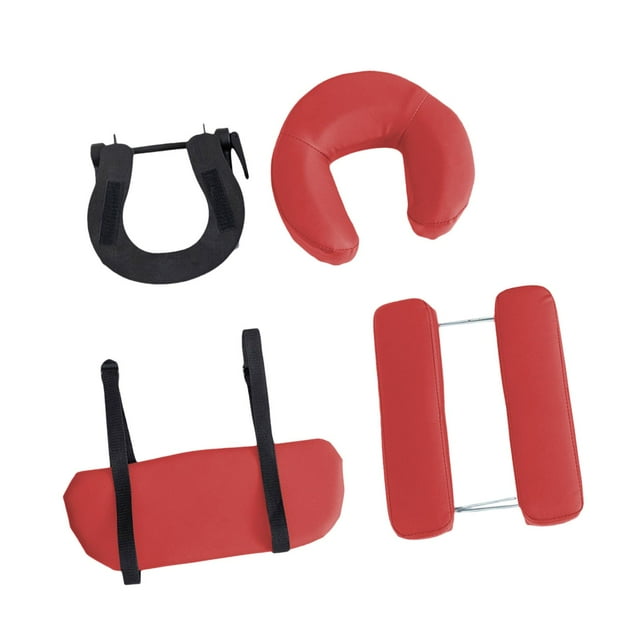 Tachiuwa Face Cradle with Pillow for Massage Table Soft Complete Set Massage Headrest wine red