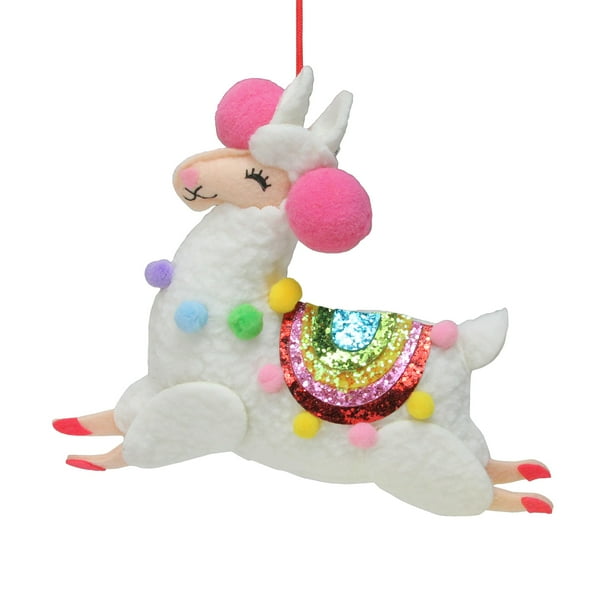 Rainbow llama plush walmart 2025