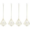 thumbnail image 1 of Soporte geométrico para helechos de aire, macetero de hierro duradero, soporte de metal dorado para plantas de aire pequeñas, larga vida útil y buena soldadura, 4 piezas, 1 of 8