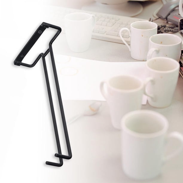 Soporte para copas colgante, portavasos de metal para montaje en pared, 11,7 pulgadas, para barra de cocina RV Likrtyny Para estrenar