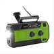 thumbnail image 1 of Radio Meteorológica de Emergencia FM/AM/NOAA, Radio Portátil de Manivela, Linterna, Energía Solar de 4000 MAh para Acampar Al Aire Libre A, 1 of 5