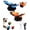 Blue+Orange, variant on Butterfly Cat Toy, Realistic Fluttering Wings, 3 Modes, Interactive Self-Play Toy for Indoor Cats, Orange