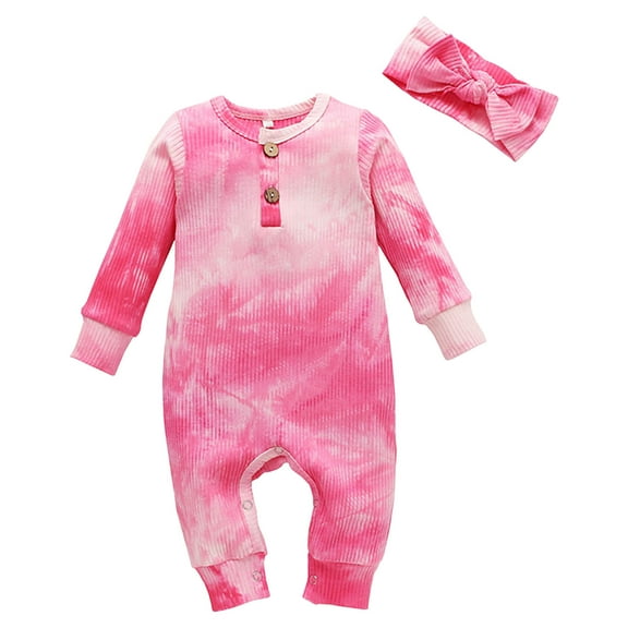 Zshosam Baby Clothes for Girls Newborn Baby Girl Warm Clothes Print Hoodie Romper Jumpsuit Fall Winter Romper Size 9 12 Months,(Pink 9-12 Months)