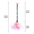thumbnail image 3 of Cheapark Witch Broomstick Toy - Rudolph Themed Halloween Academy Prop, Fun Party Decoration And Thematic Display Item, 3 of 7