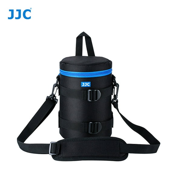 JJC Water Resistant Deluxe Lens Pouch Case Bag for Canon EF 70-200mm 4L / EF 28-300mm 3.5-5.6 USM/EF 70-300mm 4-5.6L/ Nikon AF-S NIKKOR 70-200mm 4G ED VR/Nikon 80-200 F2.8, Inner Size:113 x 215mm