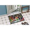 thumbnail image 2 of Carolines Treasures 8916JMAT Wine and Speckled Trout Door Mat Indoor Rug or Outdoor Welcome Mat 24x36 Doormat 24H X 36W, 2 of 4