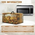 thumbnail image 6 of Whosucclay Highland Cattle Pumpkin Sunflower Print Microwave Oven Universal Dust Cover, Heat-Resistant, Waterproof Microwave Oven Cover, Anti-Oil-Staining Easy to Clean Kitchen Appliance Covers-S, 6 of 7