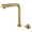 Brushed Gold, variant on SUMERAIN 2 Hole Kitchen Sink Faucet with Pull Out Sprayer, Black Kitchen Faucet with Side Single Handle, Front Window