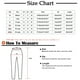 thumbnail image 3 of Pantalones Casuales de Mujer de Cintura Alta Pierna Ancha Baggy Recortado, Pantalones de Serragón Sólidos para Uso Diario, Deporte Y Vacaciones Al Mar, 3 of 5