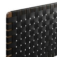 thumbnail image 4 of Headboard, Queen Size, Walnut Black, Vegan Leather, Bedroom, Modern Contemporary HB36762, 4 of 7