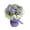 Purple, variant on Ruanlalo Crochet Rose Flower Bouquet Decoration Handmade Knitting Floral Ornament Finished Hand Woven Flower Table Centerpiece