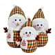 thumbnail image 5 of 3 muñecos de peluche navideños, adornos familiares, decoración navideña, tela suave. muñeco de nieve escocés, 5 of 9
