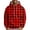 Red, variant on Men's Plaid Print Oversized Hooded Sweatshirt, Long Sleeve Loose Fit Fleece Pullover for Casual Wear, Fall Winter Fashion,Blue,4XL