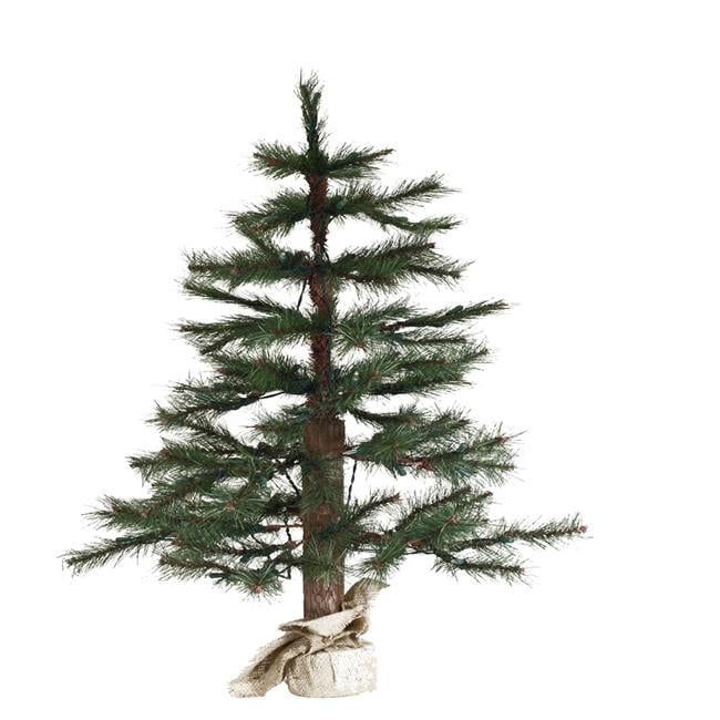 Vickerman 5' Unlit Norwegian Pine Artificial Christmas Tree in Burlap
