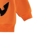 thumbnail image 5 of Gerichy Toddler Baby Girl Boy Halloween Outfit Pumpkin Embroidery Knit Sweater Sweatshirt Top Fall Winter Clothes 12M-5T, 5 of 7