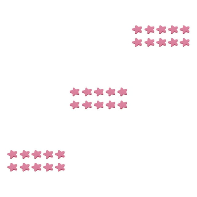 Guardoinrt Beautiful Star Shape Drawer Knobs Easy Installation And Durable Kids Star Shape Drawer Knobs Children Drawer Knobs pink large 3Set
