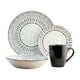 thumbnail image 1 of Set Vajilla Porcelana Blanca, Diseño Rayas Color Negro, 16 Piezas 4 Personas, Incluye: Tazón Sopero, Plato Trinche, Plato Postre y Taza Café 345 ml con Caja de Regalo, 1 of 17