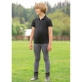 thumbnail image 3 of KERRITS Kids' Ice Fil Lite Short Sleeve Riding Shirt, Color: Black, Size: M, 3 of 5