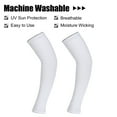thumbnail image 6 of Unique Bargains 1 Pair Reduce Joint Pain Arm Elbow Compression Sleeve XL Size White, 6 of 6